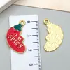 Série Festival de Pimenta Europeu e Americano Pingente de Pimenta Cartoon Liga de Gota de Óleo Acessórios de Joias para Pulseira Colar Chaveiro DIY