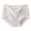 Ropa interior simple de modal estilo verano 2026 de cintura media para mujer, fina, sin marcas, algodón puro, entrepierna antibacteriana