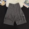Shorts Retro Americanos Hombre 2025 Verano Moderno Suelto Versátil Lavado Cargo Multibolsillos Pantalones Casuales