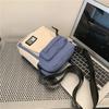 2026 Novo Modelo Bolsa Transversal Pequena Masculina Marca da Moda Bolsa Transversal para Celular Estilo Ins Mochila Transversal Funcional Japonesa Bolsa Casual