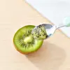 Acero Inoxidable 304 Cuchara para Puré de Fruta Cuchara para Comida Complementaria de Bebé Cuchara Redonda para Puré de Fruta OEM Venta al por Mayor