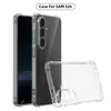 Fábrica de Origen Adecuado para Samsung S26 5g Agujero de Precisión Funda de Teléfono Transparente Cubierta Protectora Anti-Caída en Cuatro Esquinas S26 Edge