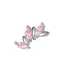 0.9 Accesorios Dentales Hechos de Cobre con Diseño de Flor de Zircón Marquise, Adecuados para Perforaciones Labiales, Pendientes y Perforaciones de Cartílago Auricular de Aleación de Titanio