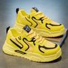 Zapatos de Hombre de Otoño Estilo Nuevo Malla Transpirable Tenis Blancos Modernos Versátiles Suela Gruesa Zapatos Deportivos Tenis Casuales Zapatos de Papá Zapatos Modernos