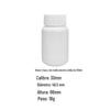 Multi-especificação frasco redondo branco do medicamento frasco 100 ml cápsula de produtos de cuidados de saúde embalagem frasco em pó amostra frasco dividido