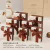 Caja de Regalo Hecha a Mano Navideña Decoraciones debajo del Árbol Juego de Siete Piezas Accesorios de Decoración para Ventana de Hotel y Centro Comercial Combinación de Adornos