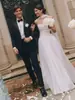 Vestido de novia ligero francés con cola, simple, elegante, nicho, sensación de alta gama, fotografía de viajes, exterior, estilo bosque, súper de hadas, para salir, venta al por mayor transfronteriza