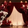 Cor de café de outono estilo retrô materiais florais materiais florais de casamento móveis macios atmosfera de outono adereços de casamento decorações flores artificiais
