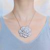 Gargantilla de flores de conde de la industria pesada Shengshi Beauty Camellia, collar colgante, pulsera con correa de rosa de tres usos