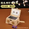 Caja de Moxibustión Portátil Personalizada con Separador de Jengibre, Madera de Pino Engrosada, Caja de Moxibustión de Madera Maciza, Caja de Madera, Equipo Especial de Moxibustión para Hospitales de Medicina Tradicional China