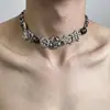 Doce e Descolado Estilo Garota Picante Y2K Colar com Pingente de Chave Coração e Borla Design de Personalidade de Nicho Ins Corrente de Suéter da Moda Tendência