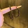 Sonhando com o Milênio! Brincos Populares de Outono e Inverno com Estampa de Leopardo Quadrada e Redonda, Simples, Doces e Picantes, Elegantes, de Alta Qualidade