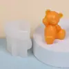 Molde para Pastel de Fondant DIY Serie Animales Búho Gato Rana Oso Vela Aromática Molde de Silicona