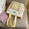 Mochila de gatito ángel suave, lechosa, soñadora y linda para estudiantes de secundaria y preparatoria, para la escuela, salidas y tutorías