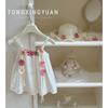 Vestido de tirantes para niña Xingyuan para niños, estilo coreano, vestido de princesa, verano, nuevo, dulce, de alta gama, moderno