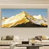 Rizhao Golden Mountain Porcelana de Cristal Pintura Decorativa Pared de Fondo de Sofá de Sala de Estar Soporte de Montaña Pintura Colgante Proyecto de Hotel B&B Venta al por Mayor Individual