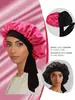 Comércio Exterior Transfronteiriço Fita Dupla Camada Seda Artificial Touca de Dormir Feminina Amarração Beleza Cabelo Cuidado Touca Lenço de Cabeça Chapéu Laço Cor