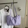 Bolsa Casual de Gran Capacidad para el Día a Día Bolso de un Solo Hombro Bolso de Mano para la Escuela Bolso Tote de Moda Estilo Coreano con Estrellas Lindas