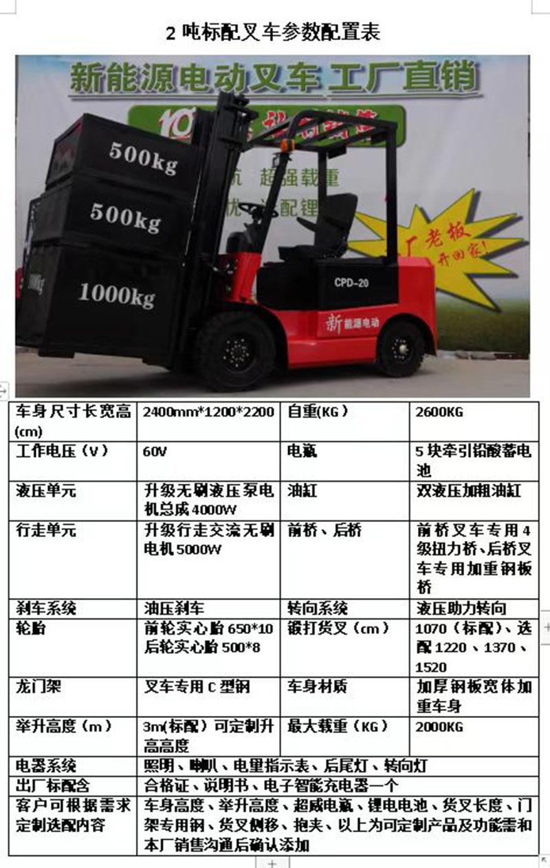 电动叉车图片