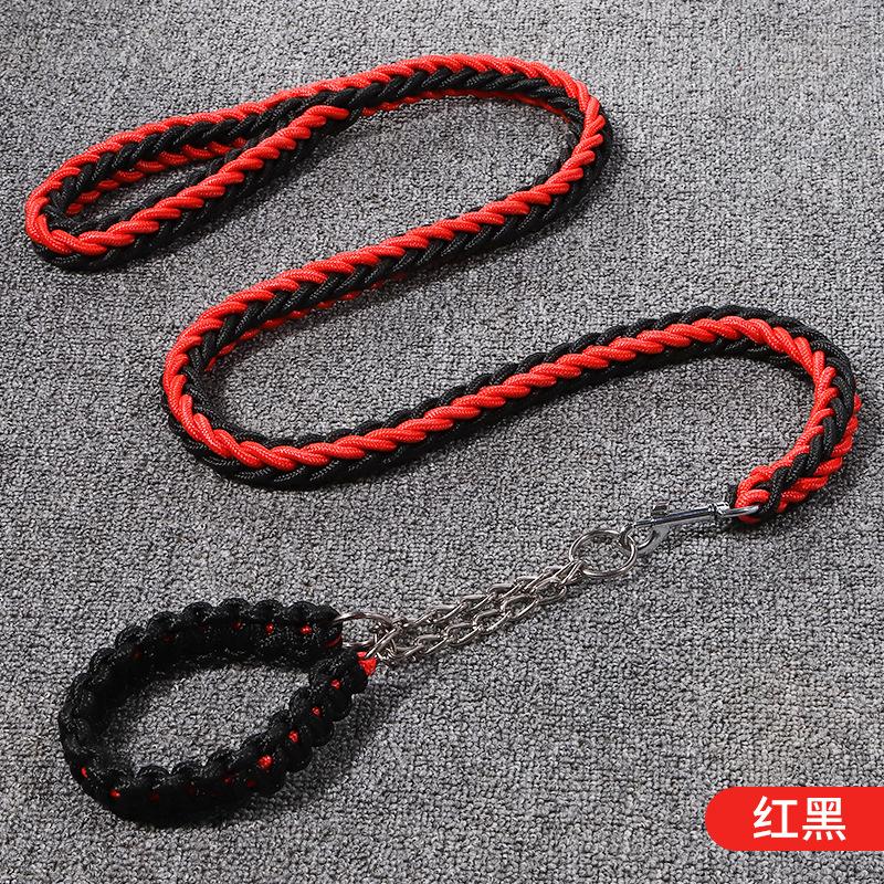 彩色八股尼龙编织宠物牵引绳1