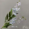 Flores Artificiais Azuis para Casamento Flores Falsas de Teto Decoração de Casamento Parede de Flores Arranjo de Flores de Chão para Casamento Materiais para Arranjo de Flores de Seda