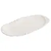 Prato de Peixe com Padrão de Pedra de Fábrica Prato para Peixe Cozido Prato de Jantar Cerâmico Criativo Distinto Louça Oval Prato de Sopa 12 Polegadas