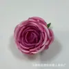 Cabeza de Flor de Rosa Imitación para Hanfu, Flor Artificial para Decoración del Hogar, Flor Artificial de Rosa Roja al por Mayor