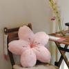 Cojín de sofá con forma de corazón de niña con diseño de flor de cerezo estilo ins, decoración fotográfica, cojín para ventana salediza, cojín tipo tatami.