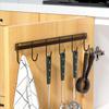 Ganchos de Cocina, Adhesivos de Pared Sin Rastro, Estantes de Almacenamiento sin Taladro, Ganchos de Almacenamiento Multifuncionales Detrás de la Puerta, Estantes de Almacenamiento para el Lado del Refrigerador