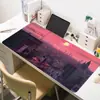 Alfombrilla de Ratón de Fábrica Original Antideslizante y Resistente a Manchas Pad de Escritorio Creativo Serie Paisaje Grande Engrosada Alfombrilla de Ratón para E-Sports