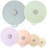 Tampa de Silicone para Conservação Fresca Grau Alimentar À Prova de Poeira Cobertura Universal Aquecimento de Micro-ondas Escudo Anti-Respingos de Alimentos Tampa Seladora para Geladeira