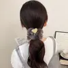 Goma para el pelo de estilo coreano, ambiente relajado, corazón degradado, flor, alta elasticidad, para coleta, accesorio para el pelo