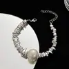 Pulsera de Cuentas de Colores y Plata Rota para Mujer Diseño de Nicho Pulsera Linda Dulce de Alto Nivel Chica Caliente Pulsera de Verano