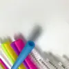 Palito de silicone direto da fábrica cor platina palito de silicone infantil tubo fino tubo reto cotovelo