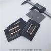 Etiquetas de Cuero para Marcar Hardware Combinación de Hardware de Dos Piezas Perforación Artesanía en Cuero Marcado Láser de Logotipos Nombres de Ropa
