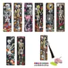 Pintura de Diamantes Punto Cruz Bordado de Diamantes Hecho a Mano DIY Marcador de Libros Largo Material Flores y Hierba Lleno de Diamantes Pegatinas de Diamantes Creativas