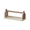 Estante de Almacenamiento para Tazas Estilo Medieval Estante de Almacenamiento para Vasos de Agua Tazas de Té de Escritorio Bandeja de Té de Mesa de Comedor Estante Doble para Tazas del Hogar