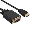 Venta Directa de Fábrica Cable Adaptador HDMI a VGA Cable de Alta Definición HDMI a VGA 1.8m Cable HDMI a VGA