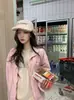 Em Estoque Inverno 2025 Novo Conjunto Coreano Dongdaemun de Jaqueta de Lã Reversível de Cor Sólida de Oito Peças e Calça Casual para Mulheres