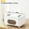 Caja de Almacenamiento Multicapa para Router, Estante Oculto para Decodificador de TV, Organizador de Tomas de Corriente y Banda Ancha