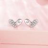 Pendientes de Plata de Ley 999 para una Semana para Mujer Simples Ins Pequeño Aroma Lujo Accesible Pendientes de Gama Alta Pendientes Populares para el Trabajo Venta al por Mayor
