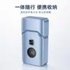 Mini Afeitadora Eléctrica Recíproca Cuidadosamente Seleccionada con Tres Cuchillas Pantalla Digital Cabezal de Cuchilla Magnético Lavable Portátil