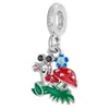Joias de Desenho Animado Transfronteiriças Pingente Cabeça de Cacto Pingente de Fone de Ouvido Pulseira Colar de Contas Ornamentos de Corda Feitos à Mão para Festas