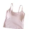 Camisola sexy de nuevo estilo sin espalda con copas incorporadas, pura y seductora, con una gran espalda en forma de U, para chicas dulces y atrevidas, top camisola sexy y ajustado