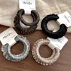 Goma para el pelo plisada de alta elasticidad estilo coreano para mujer, simple, suave y delicada con el cabello, elegante banda para el pelo