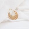 Accesorios de joyería hechos a mano diy oro real circonita S925 aguja de trémula aretes de corona aretes material de pin para la oreja