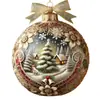 Transfronterizo Nuevo 2D Plano Acrílico Navidad Adorno de Bola de Navidad Planeta Hada Coche Coche Colgante Accesorios para el Hogar