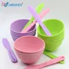 Ferramentas de Beleza Tigela para Máscara de Silicone Tigela Macia para Máscara Conjunto Espátula Plástica Tigela Pequena Atacado Copo de Medição Tigela para Mistura de Máscara