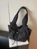 Bolsa Tote Casual con Cordón para Mujer, Nueva Bolsa Trendy Versátil para Debajo del Brazo, Bolsa de Almacenamiento de Gran Capacidad, Bolso de Hombro de Lona para Viajes Diarios