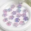 Estrella de Onda Dingyi Luna Fría Resina Galvanizada que Cambia de Color Agujero Recto Cuentas Cadena de Teléfono DIY Pulsera Accesorios de Joyería